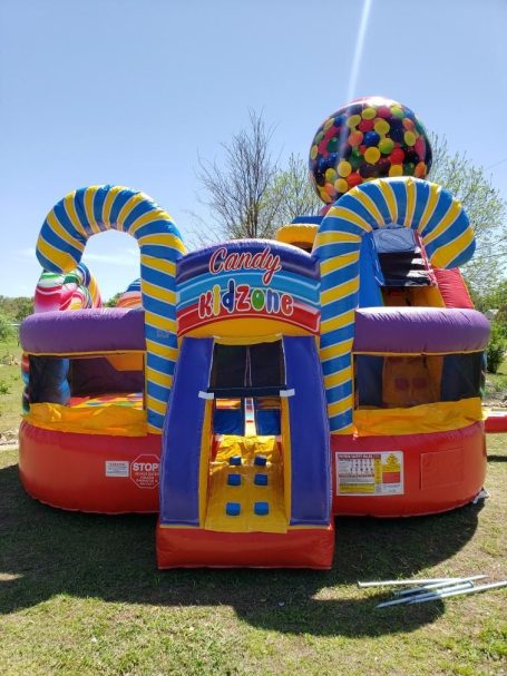 Candyland Inflatable bouncer and slide, Candystore Inflatlable Bouncer, Candy Themed inflatable Bounce House, Trick or Treat Candy Bouncer